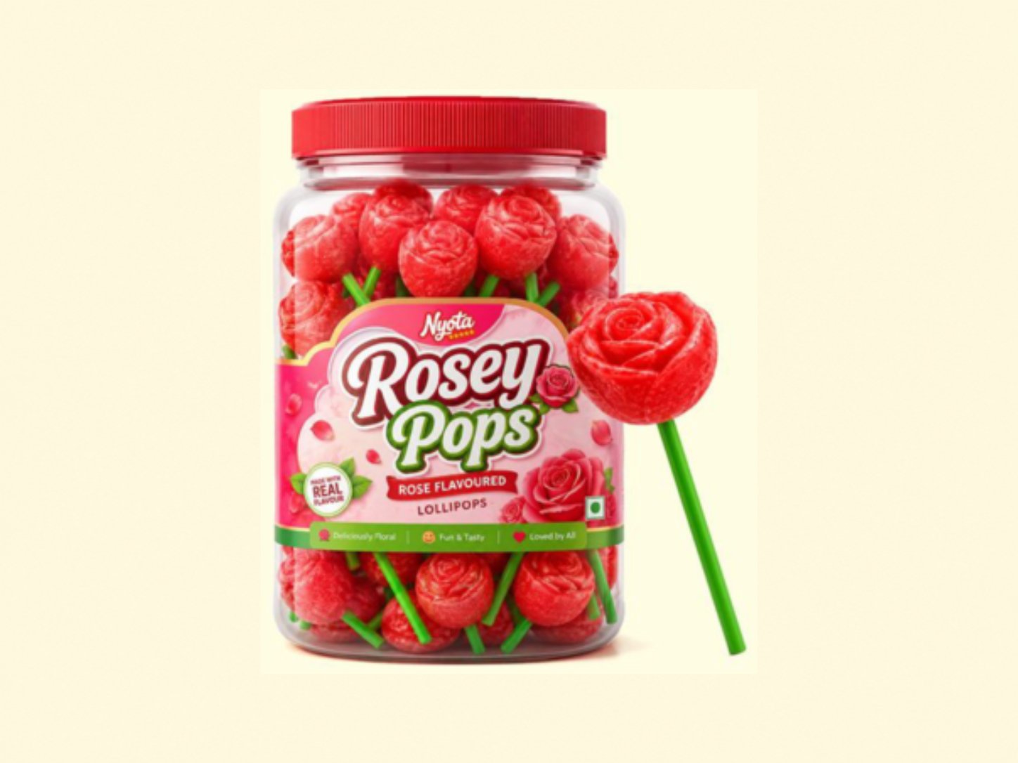 ROSE LOLLIPOP