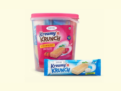 Wafer Biscuits In Container